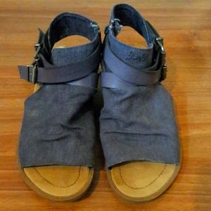 Blowfish Blue Sandals